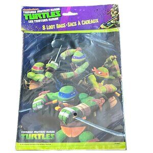 TMNT Teenage Mutant Ninja Turtles Nickelodeon Party 8 Loot Goody Bags New